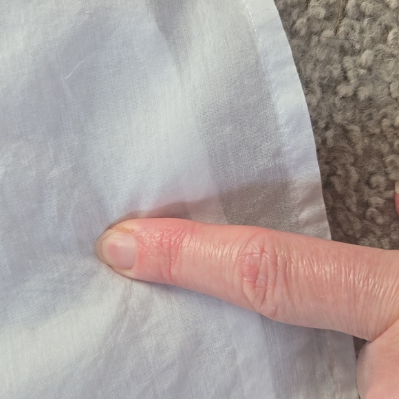 Express Sequin Rolled Sleeve Boho Peasant Shirt Size Small - Picture 7 of 11